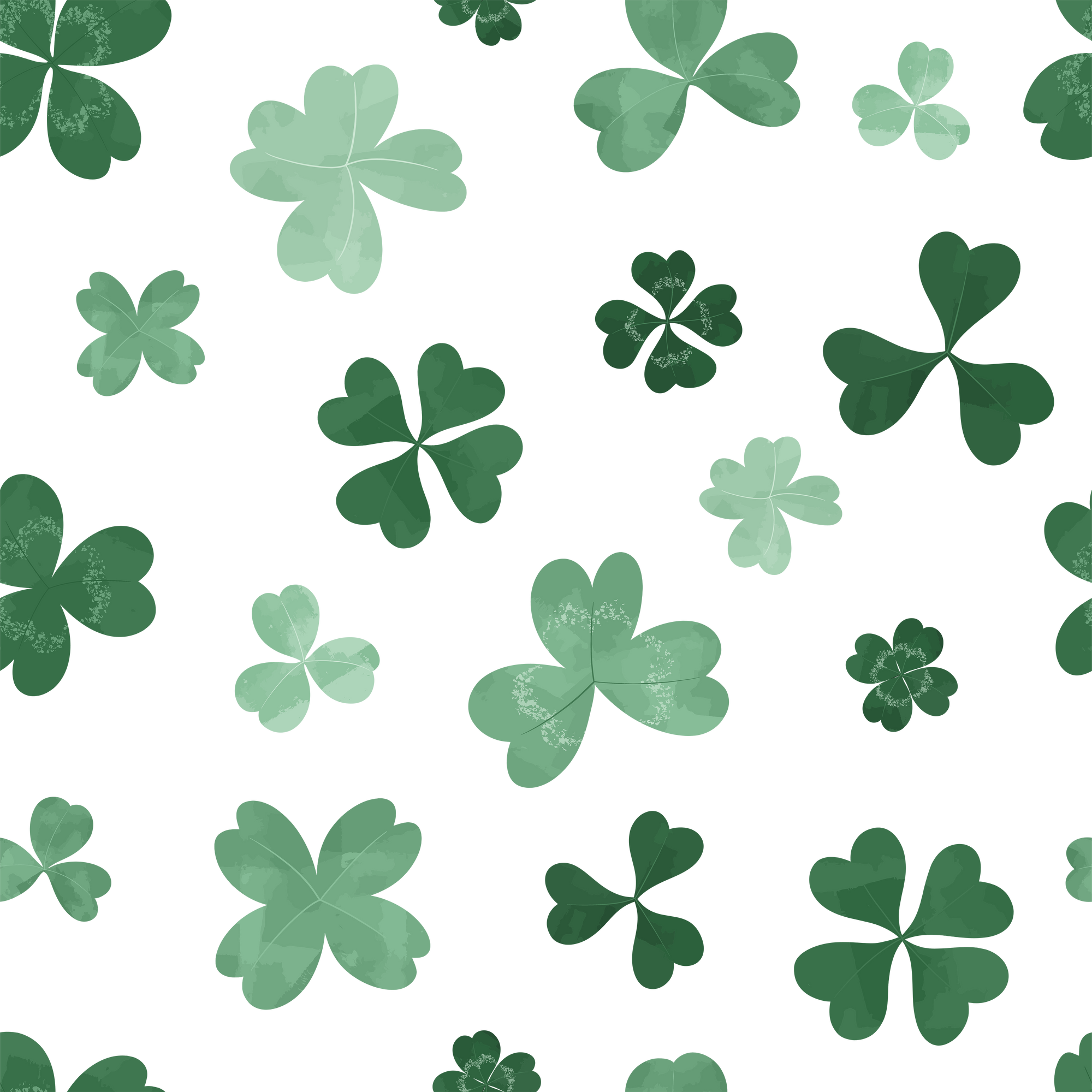 Clover Leaf Seamless Pattern